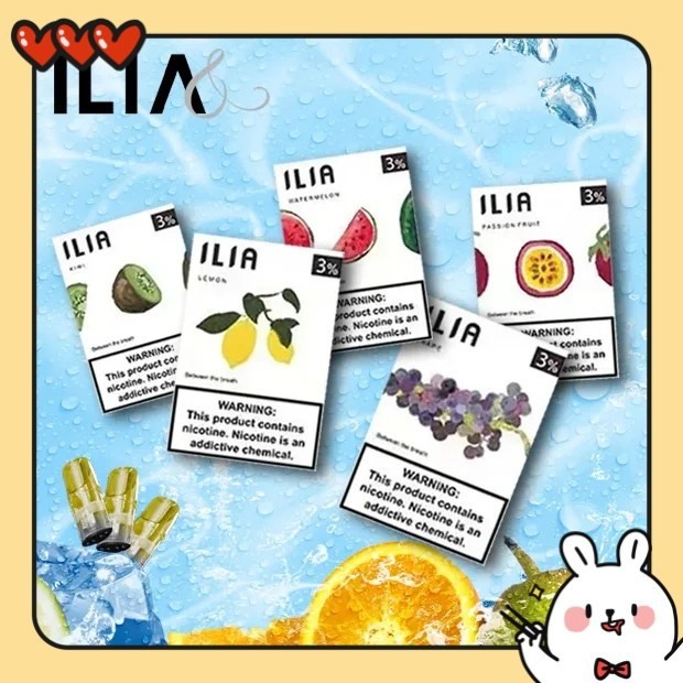 ILIA煙彈｜31種口味 哩啞一代透明發光彈/ILIA電子煙#五盒送主機#09/